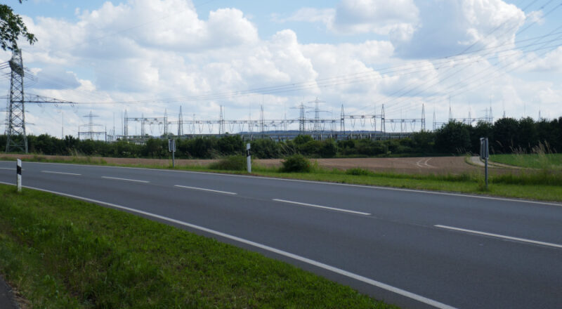 Das Umspannwerk in Bechterdissen.