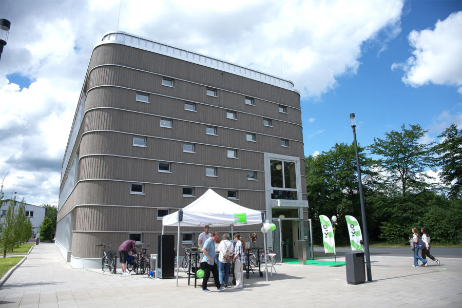 Am Kreativ Campus Detmold an der Bielefelder Straße entsteht das neue Gründungszentrum.