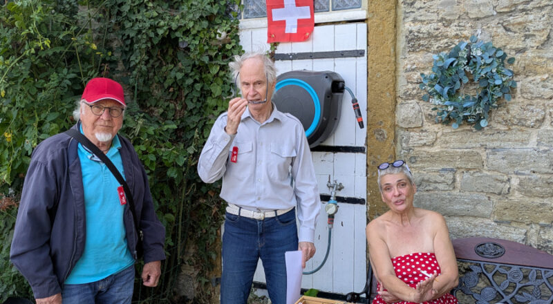 Ein Teil des Vorstands des Schweizer Vereins (von links) Bruno Büchel, Präsident Silvio Tedaldi, und Martina Betschart. Foto: privat