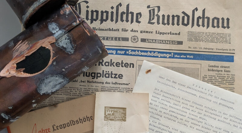 Dokumente aus dem Grundstein