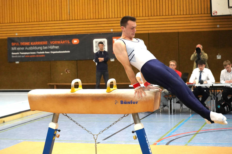 Bester Seitpferdturner des Tages: Justin Sonntag. Fotos: Privat