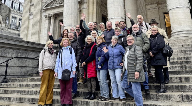 Mitglieder des Partnerschaftsvereins waren in Brüssel. Foto: Privat