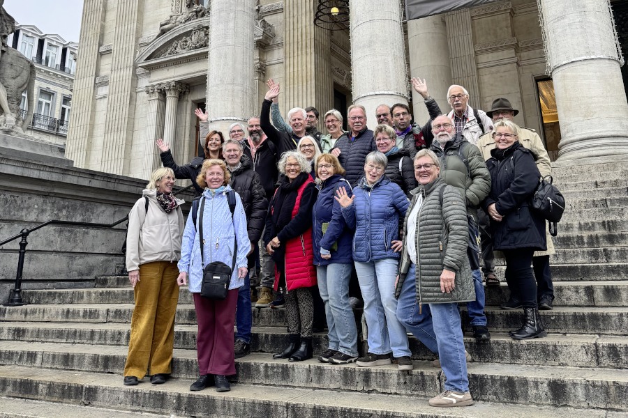 Mitglieder des Partnerschaftsvereins waren in Brüssel. Foto: Privat